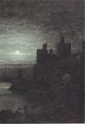 Arthur e.grimshaw Conway Castle,Moonrise (mk37) oil painting picture wholesale